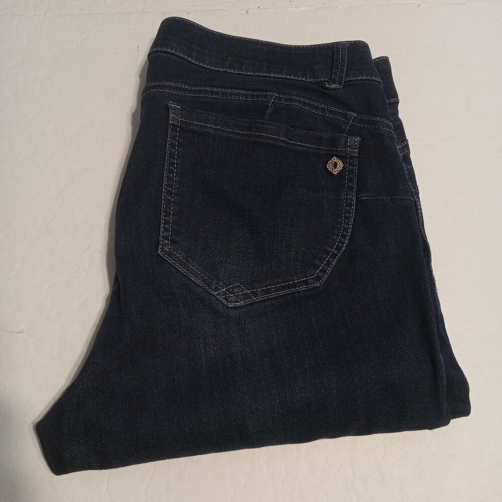 Democracy Women's AB Solution Dark Indigo Booty Lift Skinny Jeans 12 B1105F98X